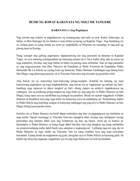 mga tanong sa noli me tangere|Noli Me Tangere Buod ng Bawat Kabanata 1.